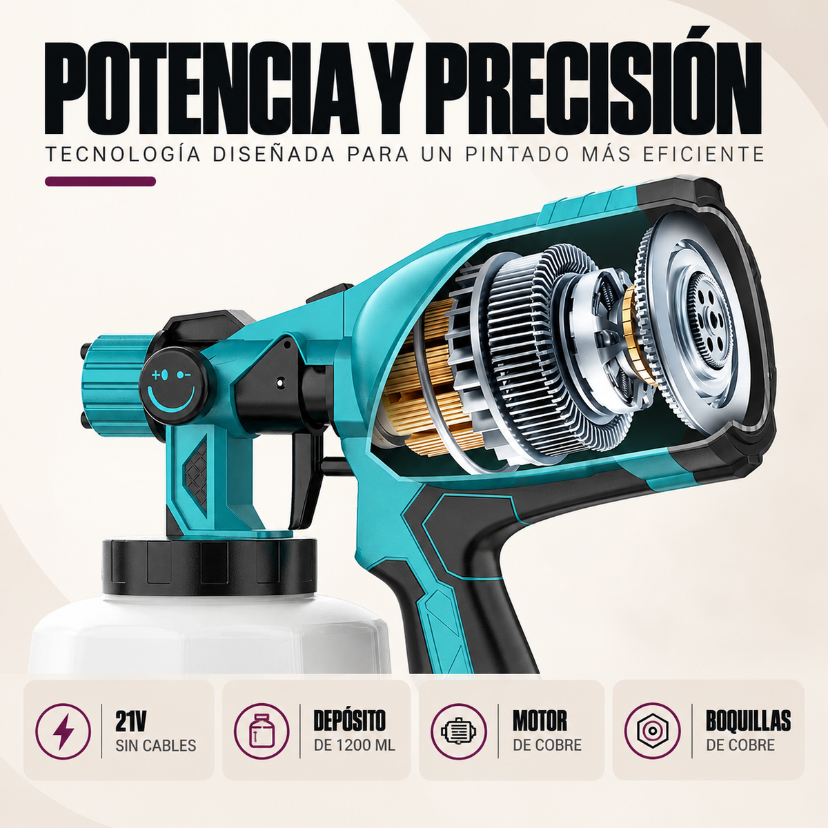 MAVIA PLUS™ - Pistola Alta Presión - Pinta Donde Quieras