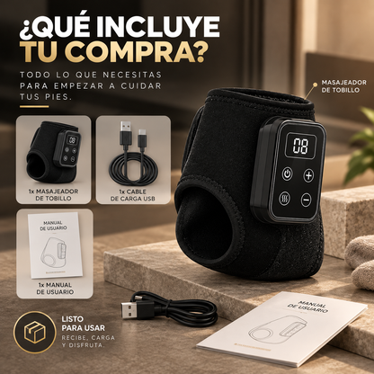 MAVIA PLUS™ - Masajeador Eléctrico Inteligente de Tobillo - Relajación y Bienestar para tus Pies.