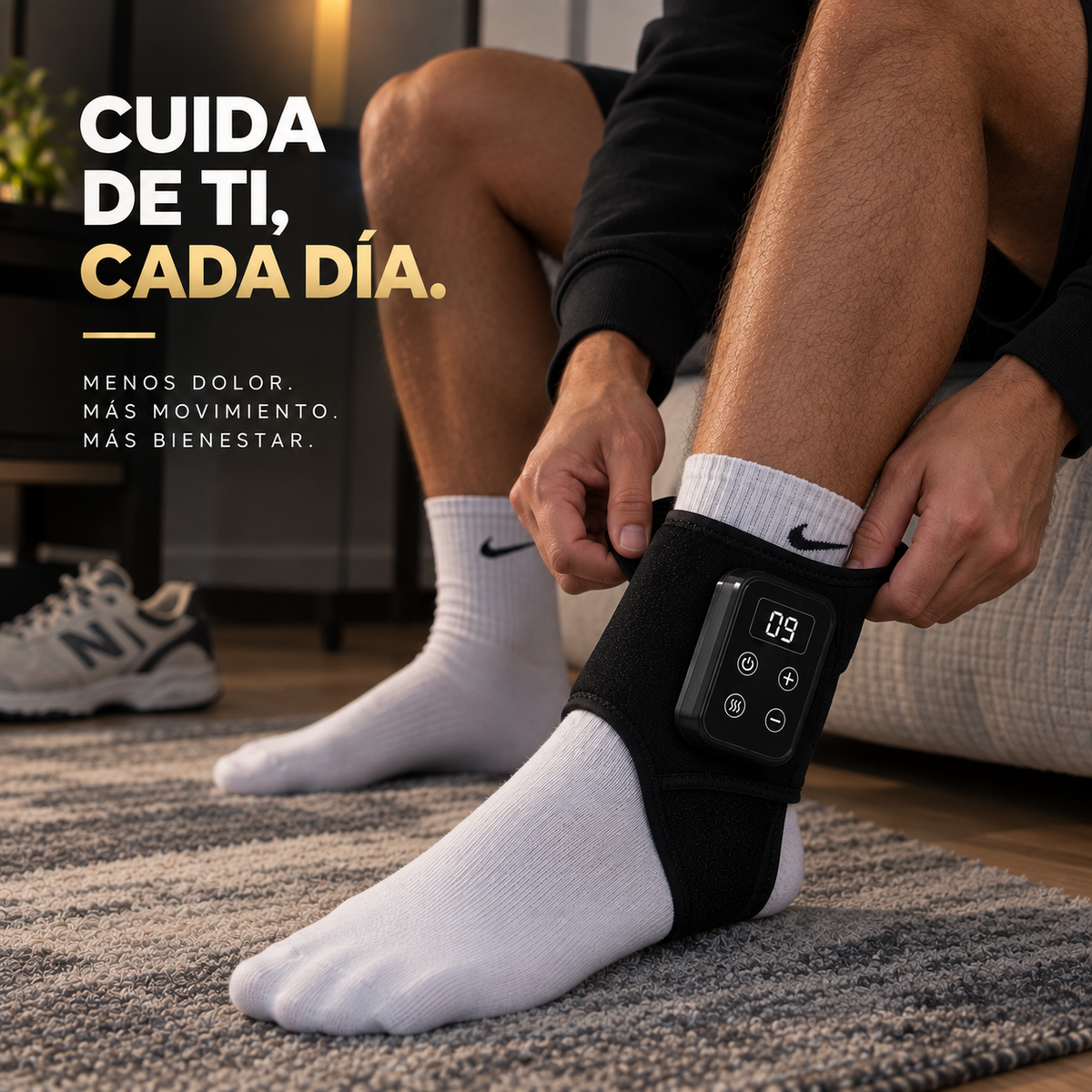 MAVIA PLUS™ - Masajeador Eléctrico Inteligente de Tobillo - Relajación y Bienestar para tus Pies.