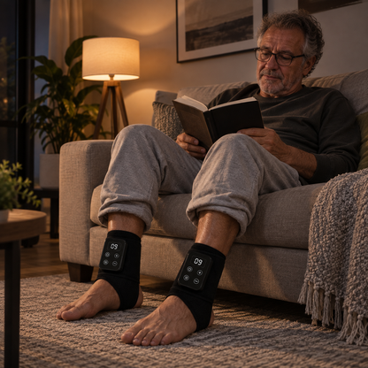 MAVIA PLUS™ - Masajeador Eléctrico Inteligente de Tobillo - Relajación y Bienestar para tus Pies.