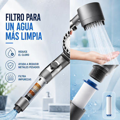 MAVIA PLUS™ - Alcachofa de Ducha de Alta Presión - Disfruta cada ducha como mereces.