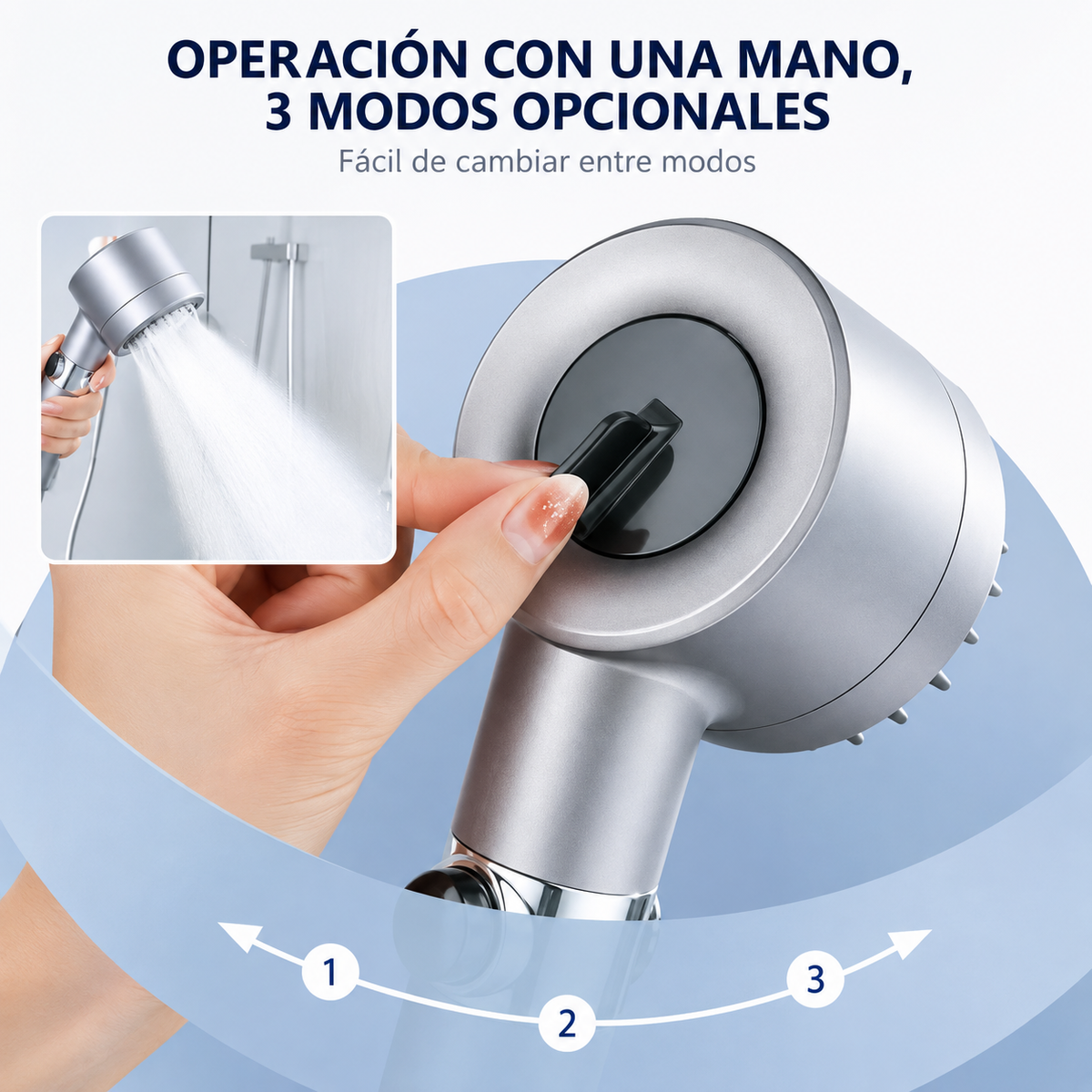 MAVIA PLUS™ - Alcachofa de Ducha de Alta Presión - Disfruta cada ducha como mereces.