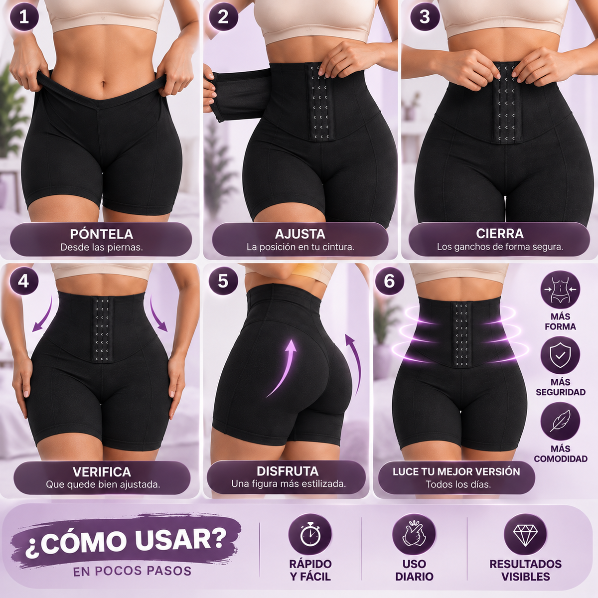 MAVIA PLUS™ - Faja Moldeadora XL/XXL - Tu Silueta, Tu Mejor Versión