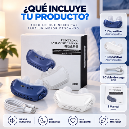 MAVIA PLUS™ - Dispositivo Antirronquidos - Mejora la calidad de tu descanso.
