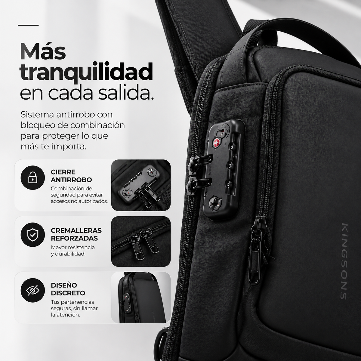 MAVIA PLUS™ - Bolso Bandolera Antirrobo - Seguridad y estilo en cada movimiento.