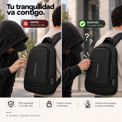 MAVIA PLUS™ - Bolso Bandolera Antirrobo - Seguridad y estilo en cada movimiento.