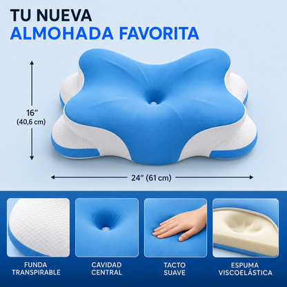 MAVIA PLUS™ — Almohada Cervical Premium - Tu cuello alineado, tu descanso transformado!