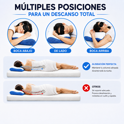 MAVIA PLUS™ — Almohada Cervical Premium - Tu cuello alineado, tu descanso transformado!