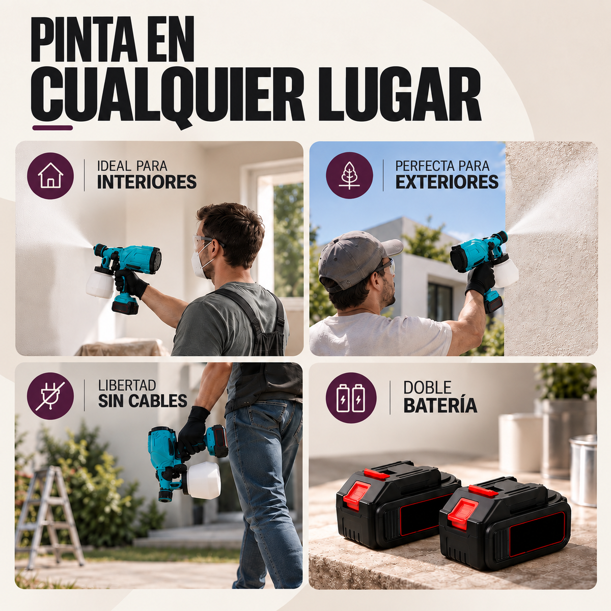 MAVIA PLUS™ - Pistola Alta Presión - Pinta Donde Quieras