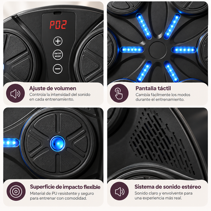 MAVIA PLUS™ - Máquina de Boxeo Inteligente - Golpea. Reacciona. Supera tu ritmo.