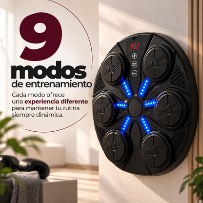 MAVIA PLUS™ - Máquina de Boxeo Inteligente - Golpea. Reacciona. Supera tu ritmo.
