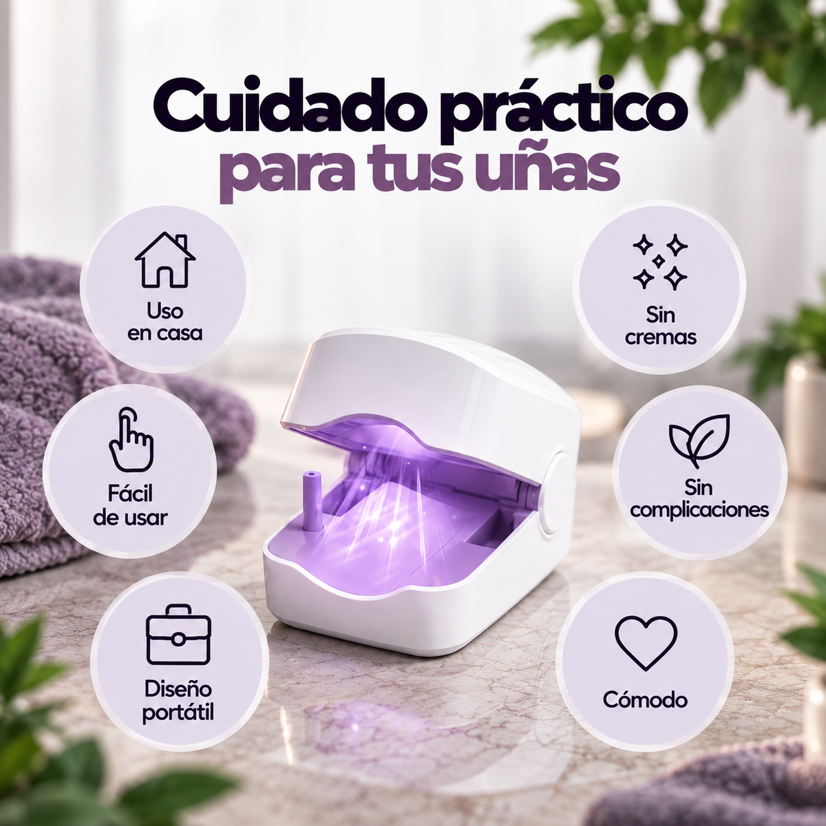 MAVIA PLUS™ - Dispositivo Láser para Uñas – Dale a tus uñas el cuidado que merecen.