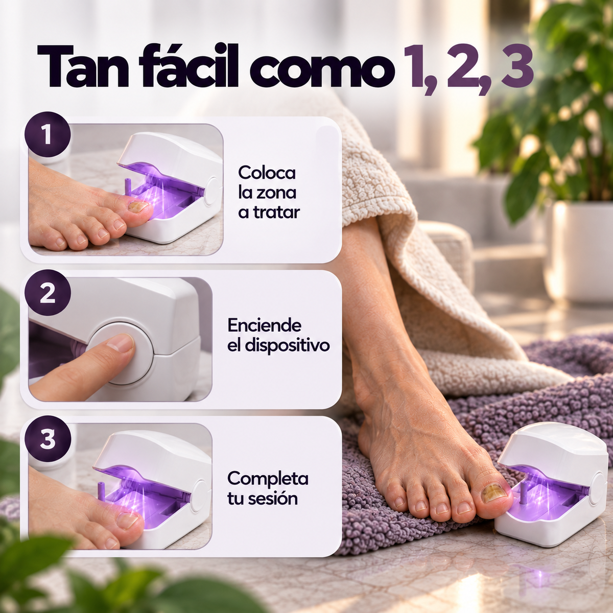 MAVIA PLUS™ - Dispositivo Láser para Uñas – Dale a tus uñas el cuidado que merecen.