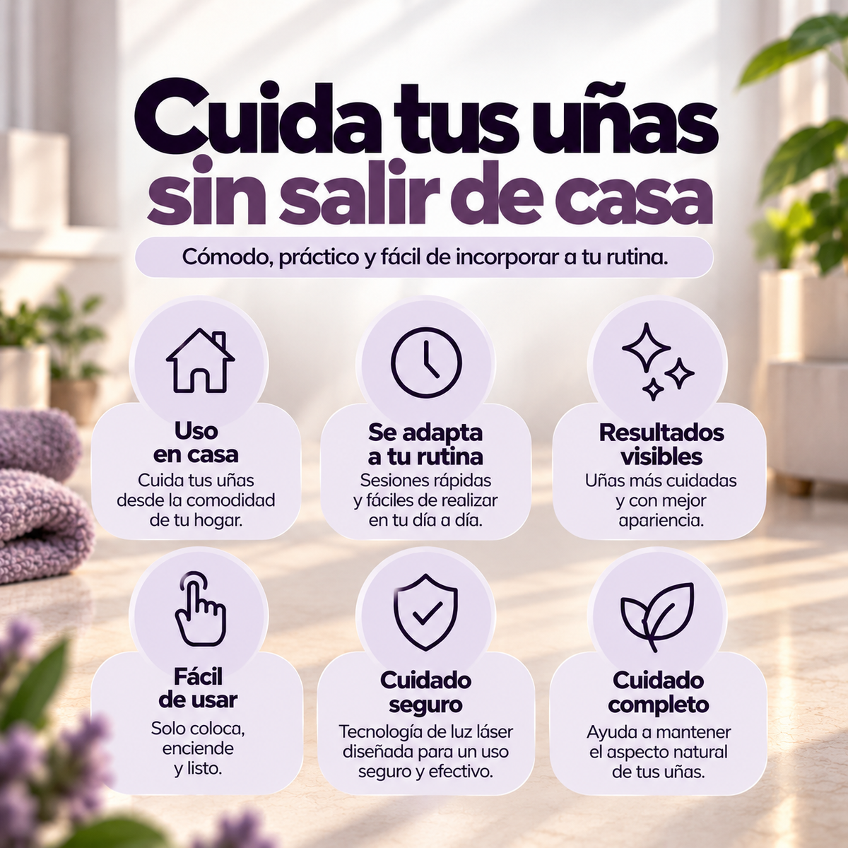 MAVIA PLUS™ - Dispositivo Láser para Uñas – Dale a tus uñas el cuidado que merecen.