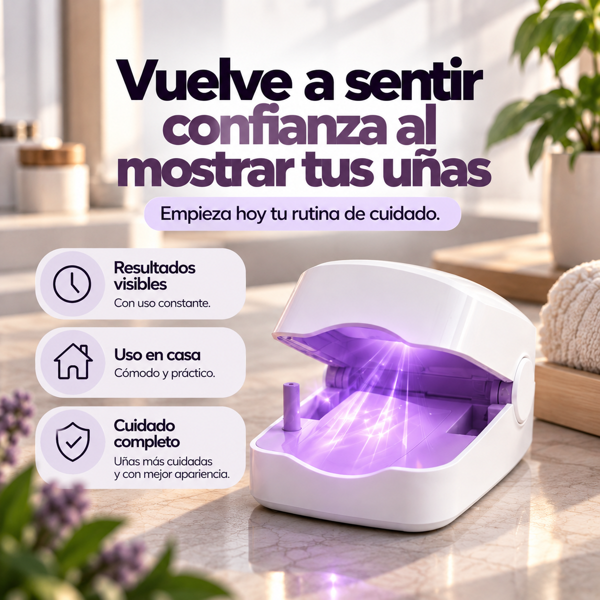 MAVIA PLUS™ - Dispositivo Láser para Uñas – Dale a tus uñas el cuidado que merecen.
